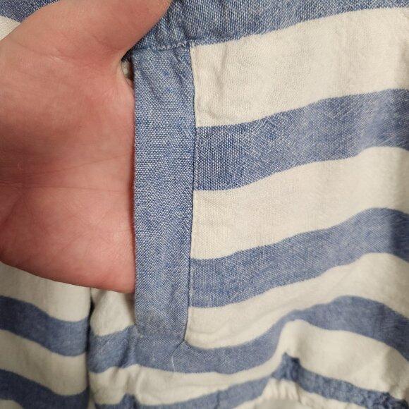 Thread & Supply Nautical Beach Nantucket Linen Blend Hoodie Medium - Picture 7 of 8